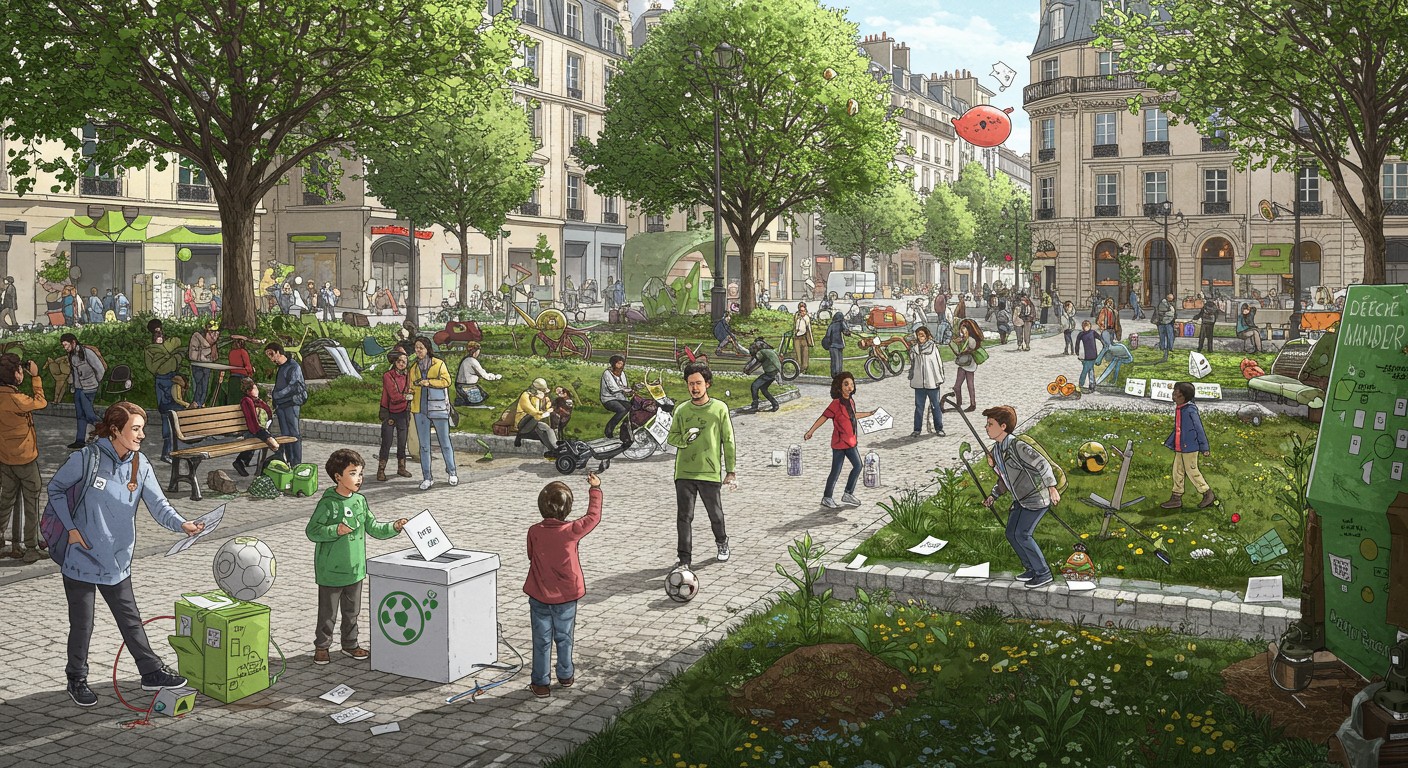 Paris dévoile 104 projets lauréats du budget participatif 2025 avec un record de 162 395 votants. Découvrez les initiatives écologiques, locales et sportives retenues !