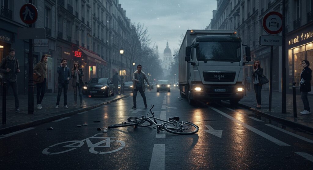 Paris : Cycliste Tuée par un Poids Lourd, Enquête en Cours