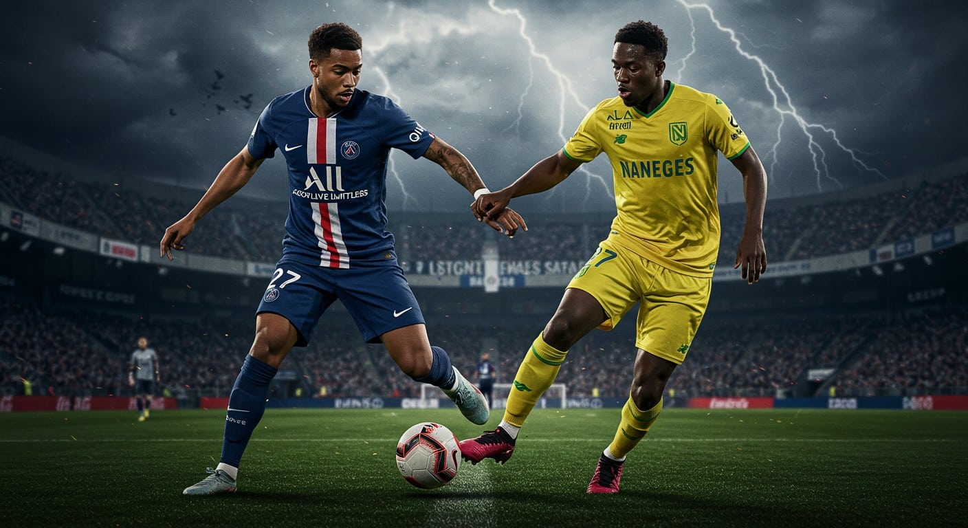 Paris FC s'incline 1-2 face à Nantes en Ligue 1. Découvrez les notes des joueurs, les moments clés et pourquoi cette défaite fait mal. Lisez l’analyse complète !