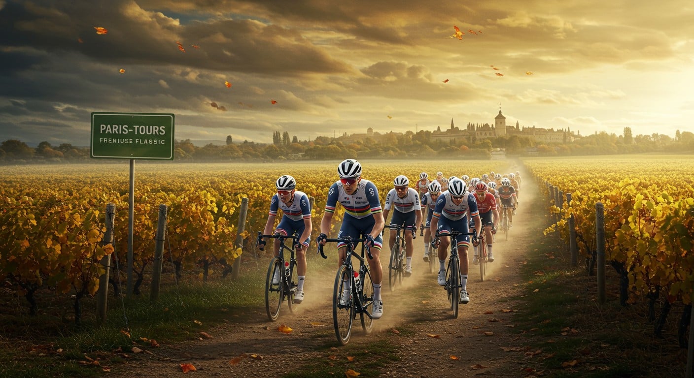 Paris-Tours 2025, dernière classique française, à suivre en direct ! Découvrez l’heure, la chaîne TV et les coulisses de cette course cycliste unique.
