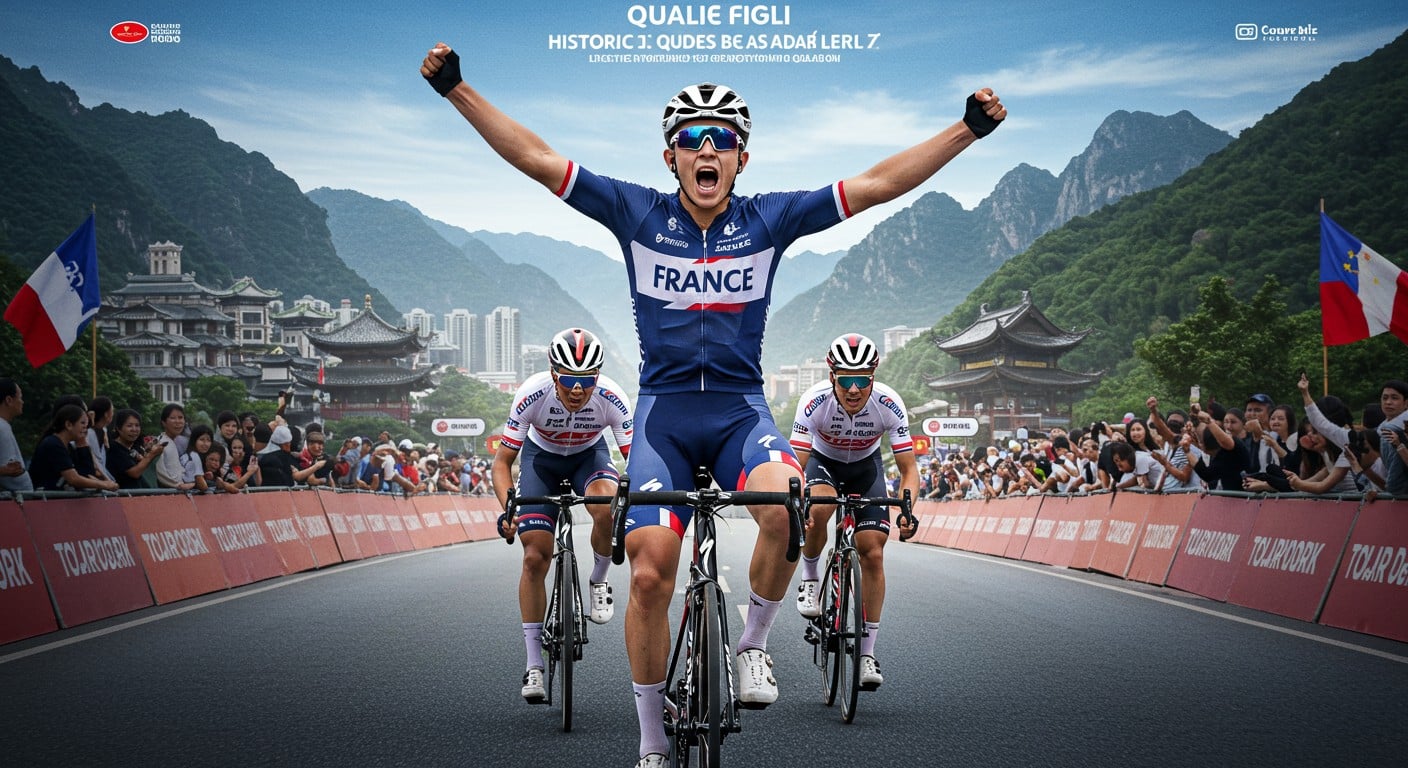 Découvrez comment Paul Magnier, sprinteur français de 21 ans, remporte sa 4e victoire consécutive au Tour du Guangxi 2025, marquant l'histoire du cyclisme avec 18 succès cette saison.