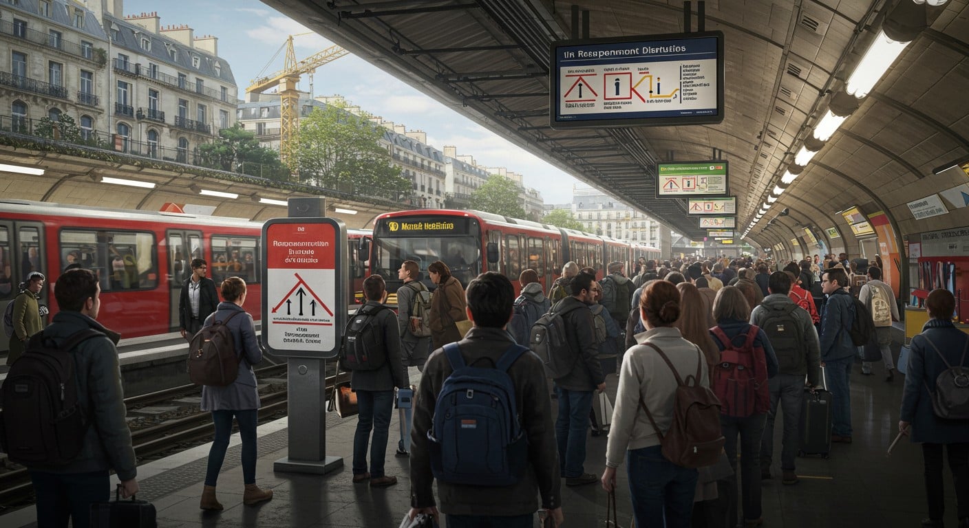 Week-end perturbé en Île-de-France : ligne 6 coupée, RER arrêtés. Découvrez les impacts et solutions pour vos trajets des 25-26 octobre.