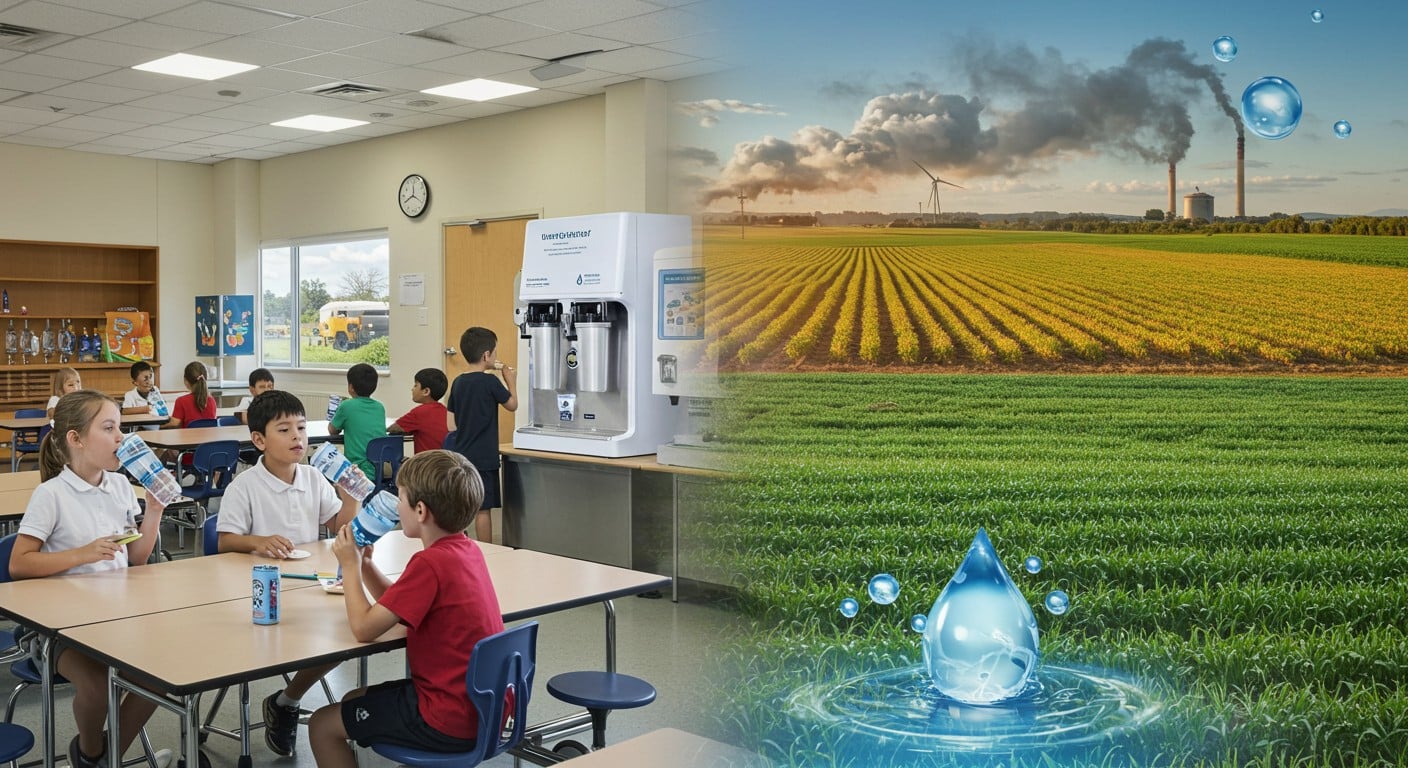 Découvrez comment Périgny combat les pesticides en filtrant l'eau des cantines scolaires via osmoseurs. Une réponse locale aux pollutions persistantes, entre santé et environnement.