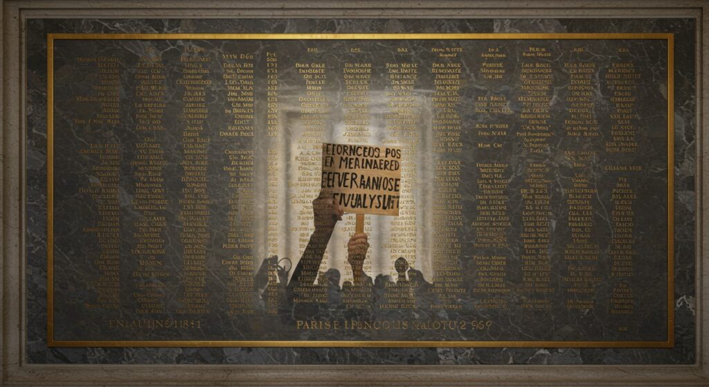 Plaque d’Honneur à Paris : Polémique sur la Parité