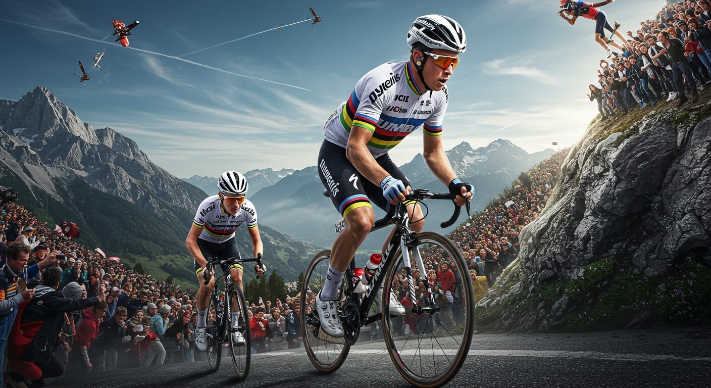 Tadej Pogacar domine les Championnats d’Europe de cyclisme, tandis que le jeune Français Paul Seixas décroche un podium héroïque. Découvrez leur exploit !
