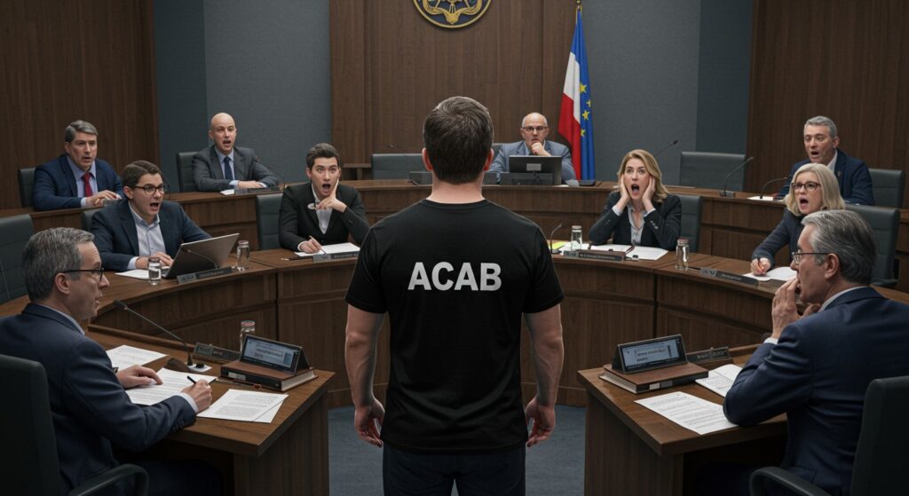 Polémique Suisse : Un Élu Provoque avec un T-shirt ACAB