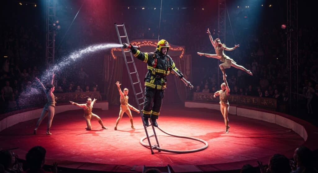Pompiers de Paris : Acrobaties Époustouflantes au Cirque