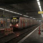 Porte des Lilas : Station Fantôme Ligne 11 Travaux