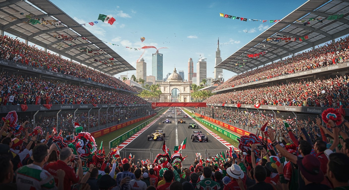 Le Grand Prix du Mexique, un succès fulgurant en F1 depuis 10 ans : passion, innovation et ambiance unique. Découvrez les raisons de cet engouement !