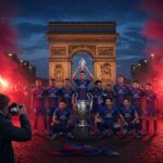 PSG Champion Europe : Photo Officielle en Vente