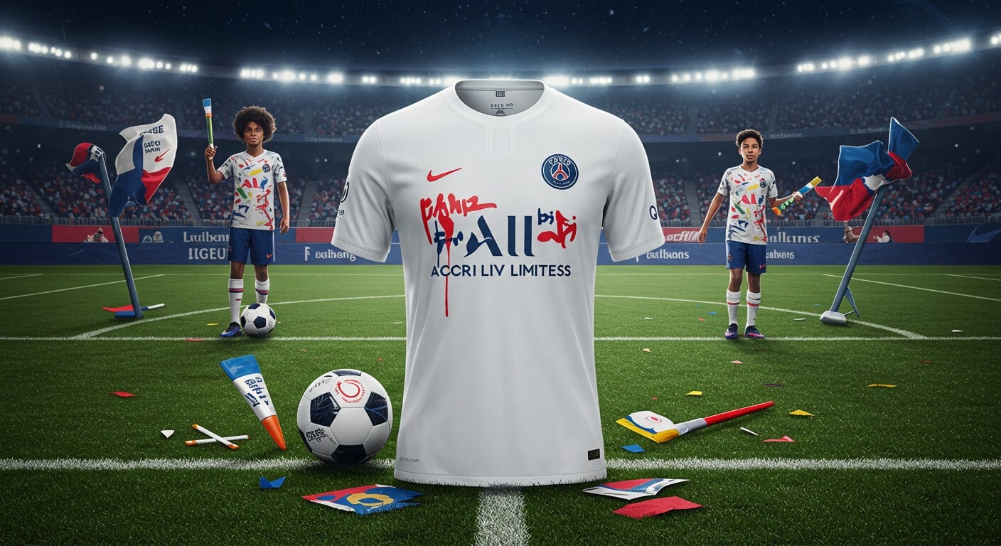 Pourquoi le PSG porte-t-il un maillot spécial contre Lille ? Découvrez la collaboration unique avec une fondation pour la jeunesse. Cliquez pour en savoir plus !