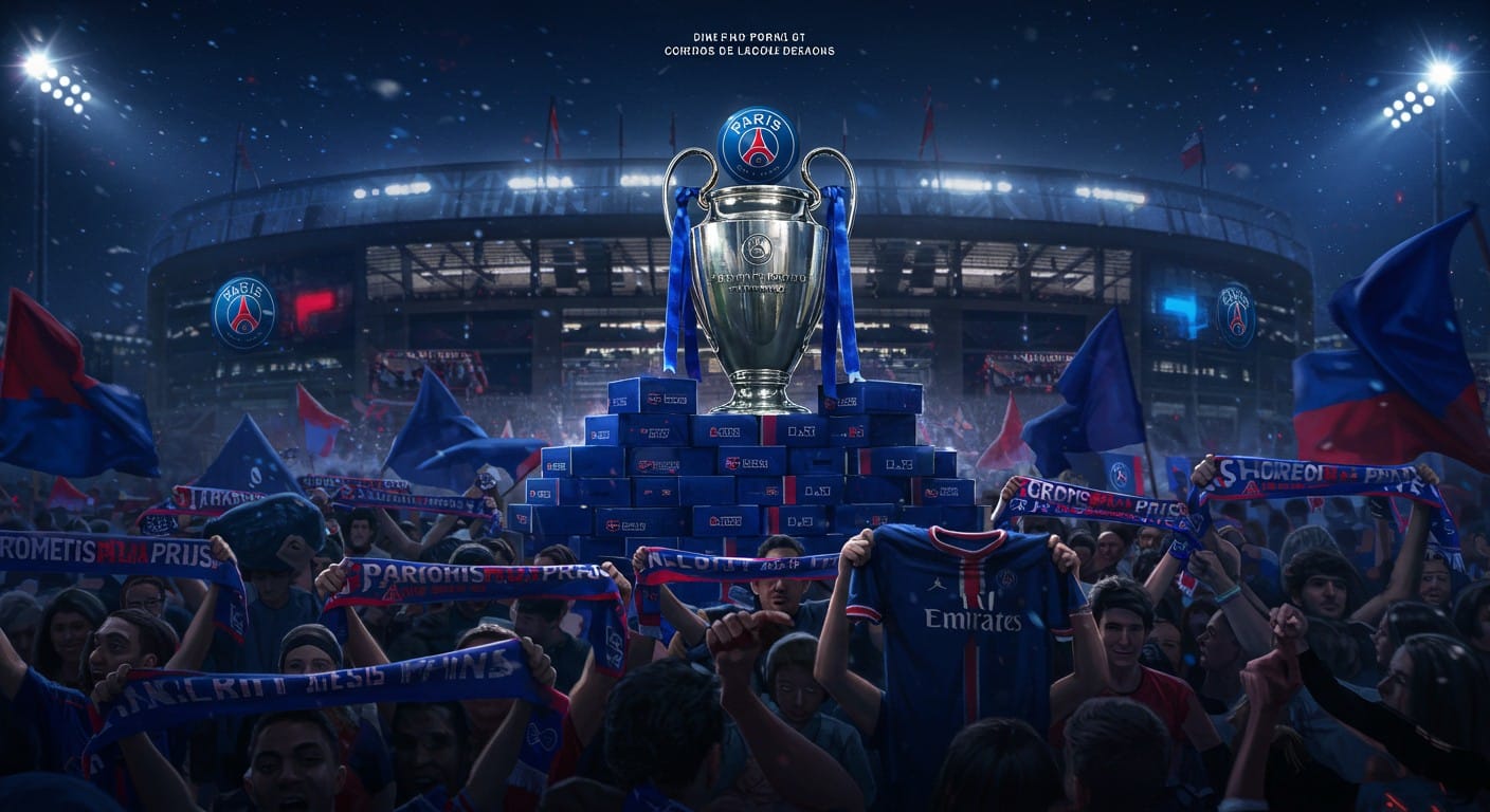 Découvrez comment le PSG explose les records de ventes de maillots après sa victoire en Ligue des Champions. Une saison historique boostée par les stars et les éditions limitées qui s'arrachent !