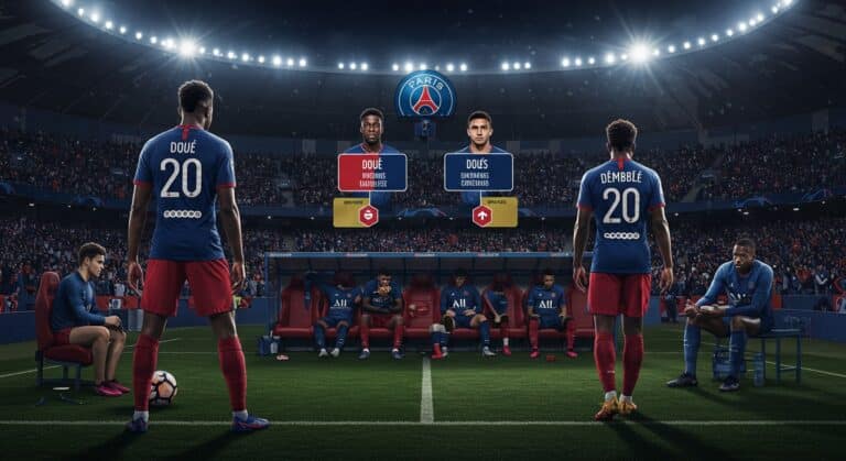 PSG vs Strasbourg : Neves, Dembélé Forfaits, Doué Retour