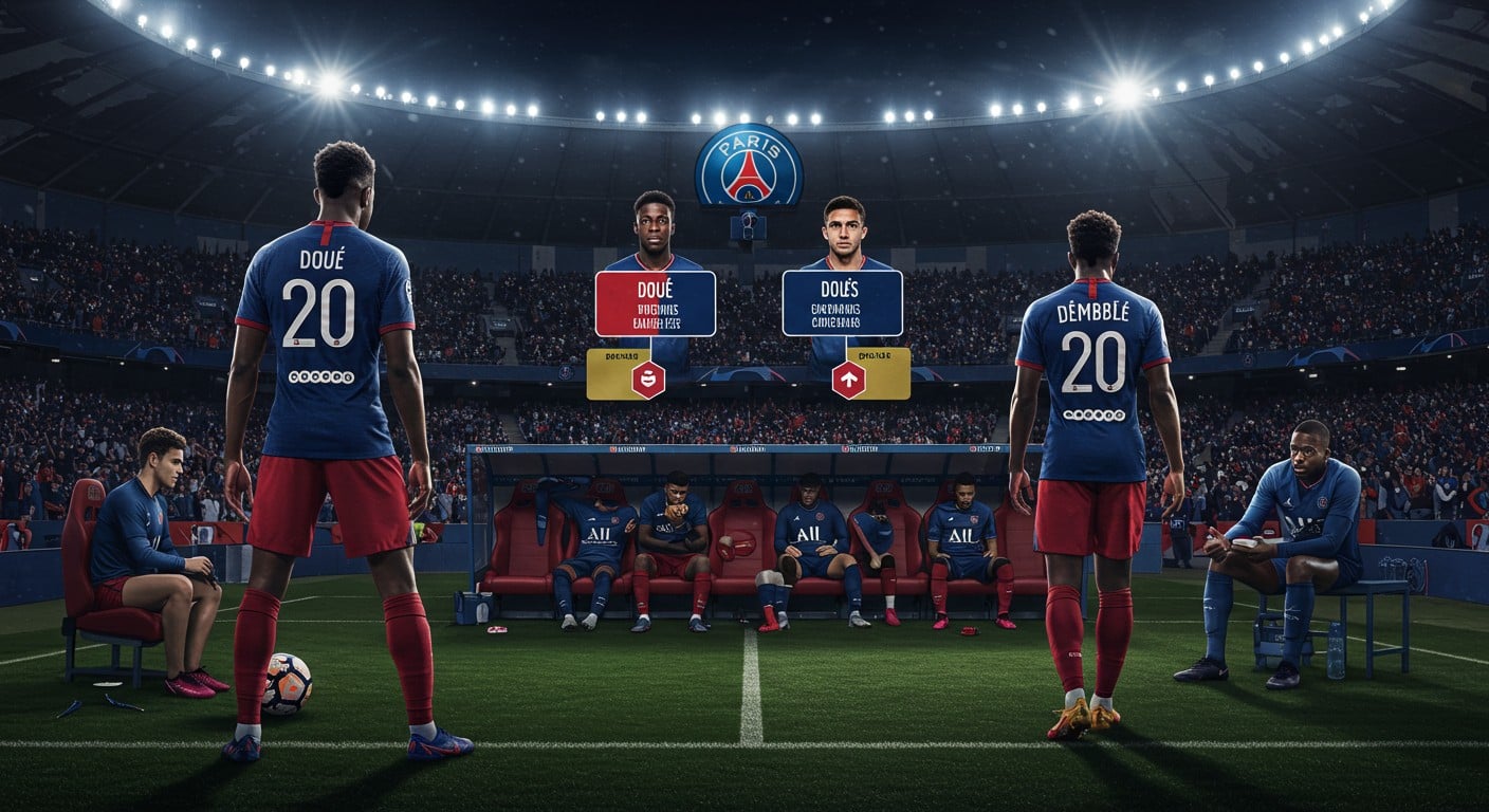 Découvrez les dernières nouvelles sur les blessures au PSG avant le match contre Strasbourg. Neves, Dembélé et Ruiz absents, mais Doué de retour ? Analyse complète des forfaits et retours potentiels pour la Ligue 1.