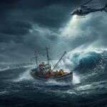 Quatre Marins Secourus en Pleine Tempête au Large d’Ouistreham