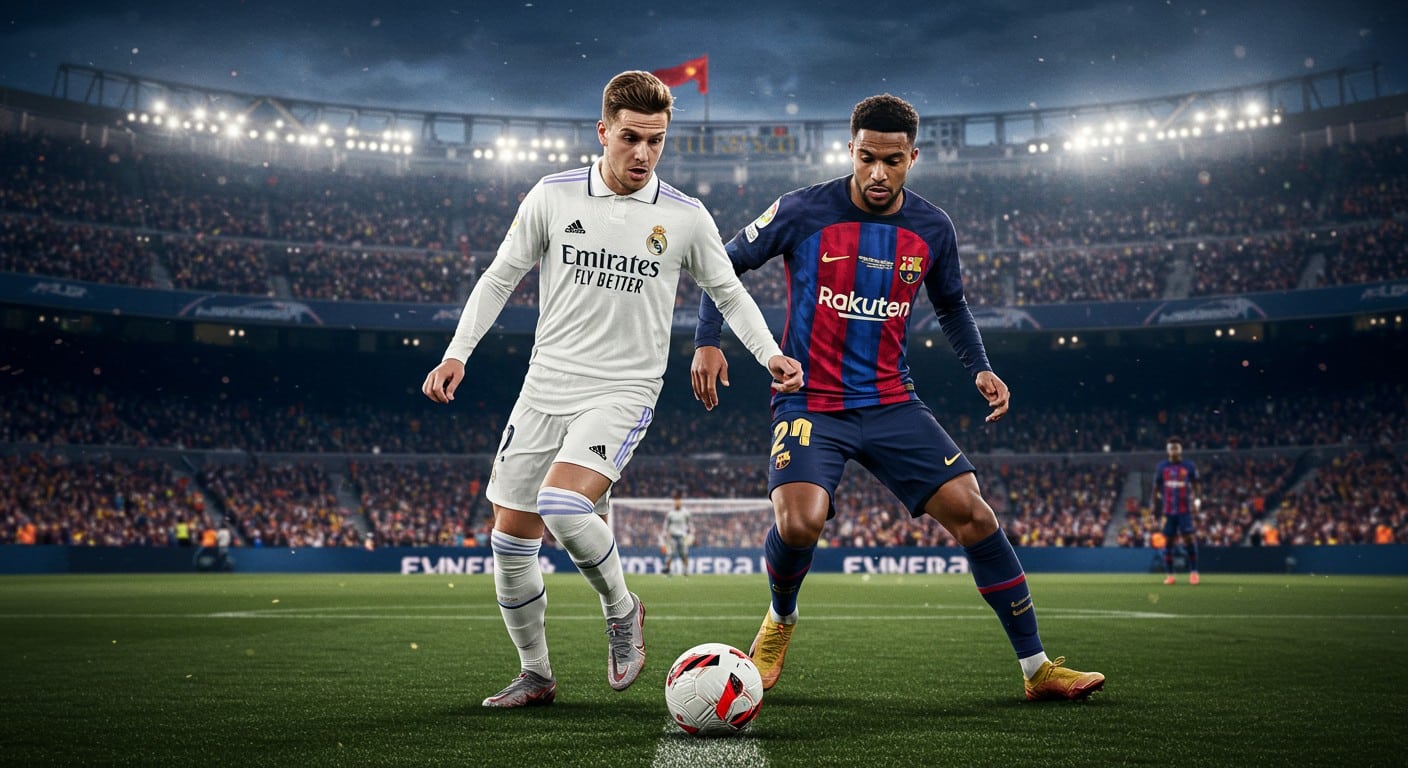 Comment le Real Madrid a écrasé le Barça dans le Clasico ? Camavinga repositionné, Vinicius en feu et tactique audacieuse : décryptage d’une victoire mémorable.