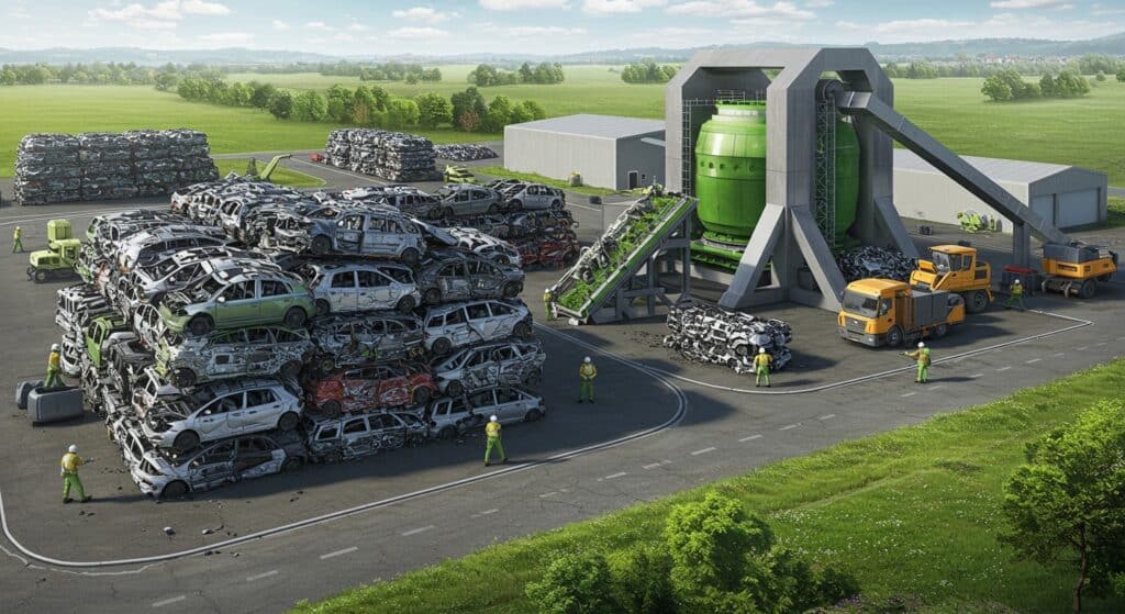 Recyclage Auto : La Révolution des Gigafactories