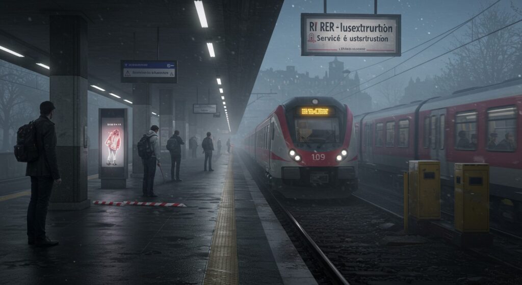 RER D : Trafic Stoppé Après un Accident dans l’Essonne