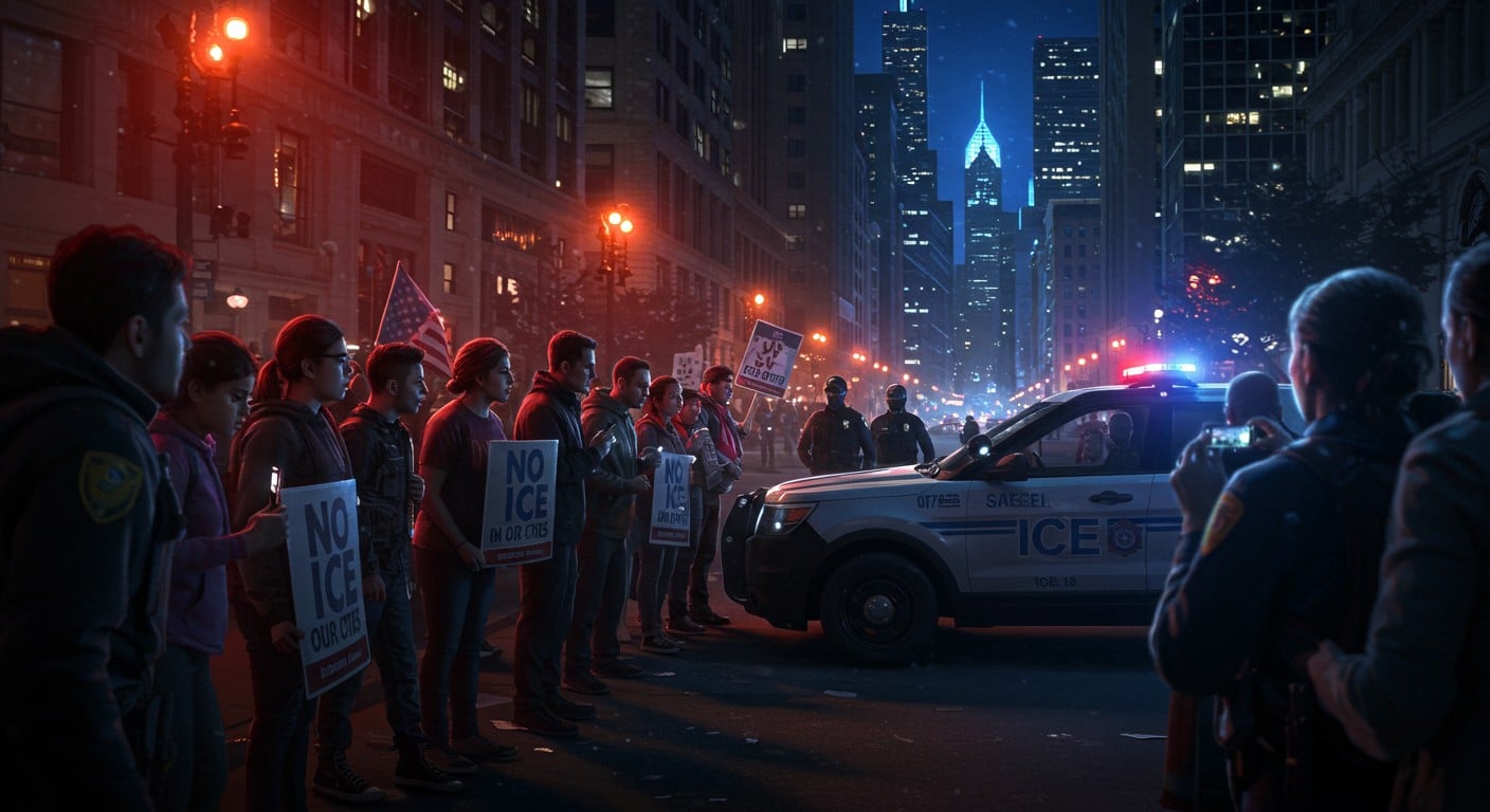 Découvrez comment des Américains défient la police de l'immigration ICE dans les villes. Témoignages choc, actions citoyennes et enjeux explosifs révélés.