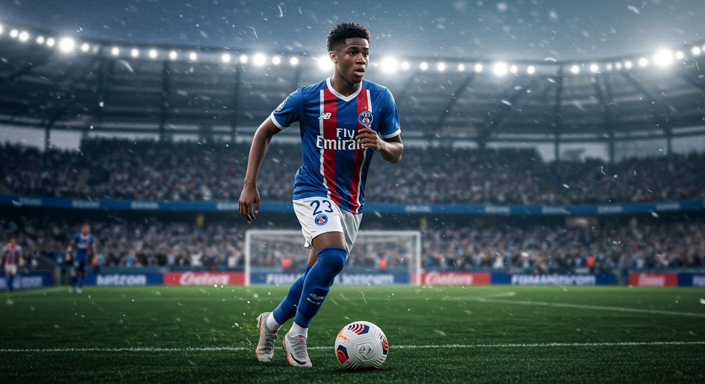 Robinio Vaz, 18 ans, dynamise l'attaque de l'OM avec sa vitesse et ses appels en profondeur. Découvrez son impact en Ligue 1 et son potentiel !