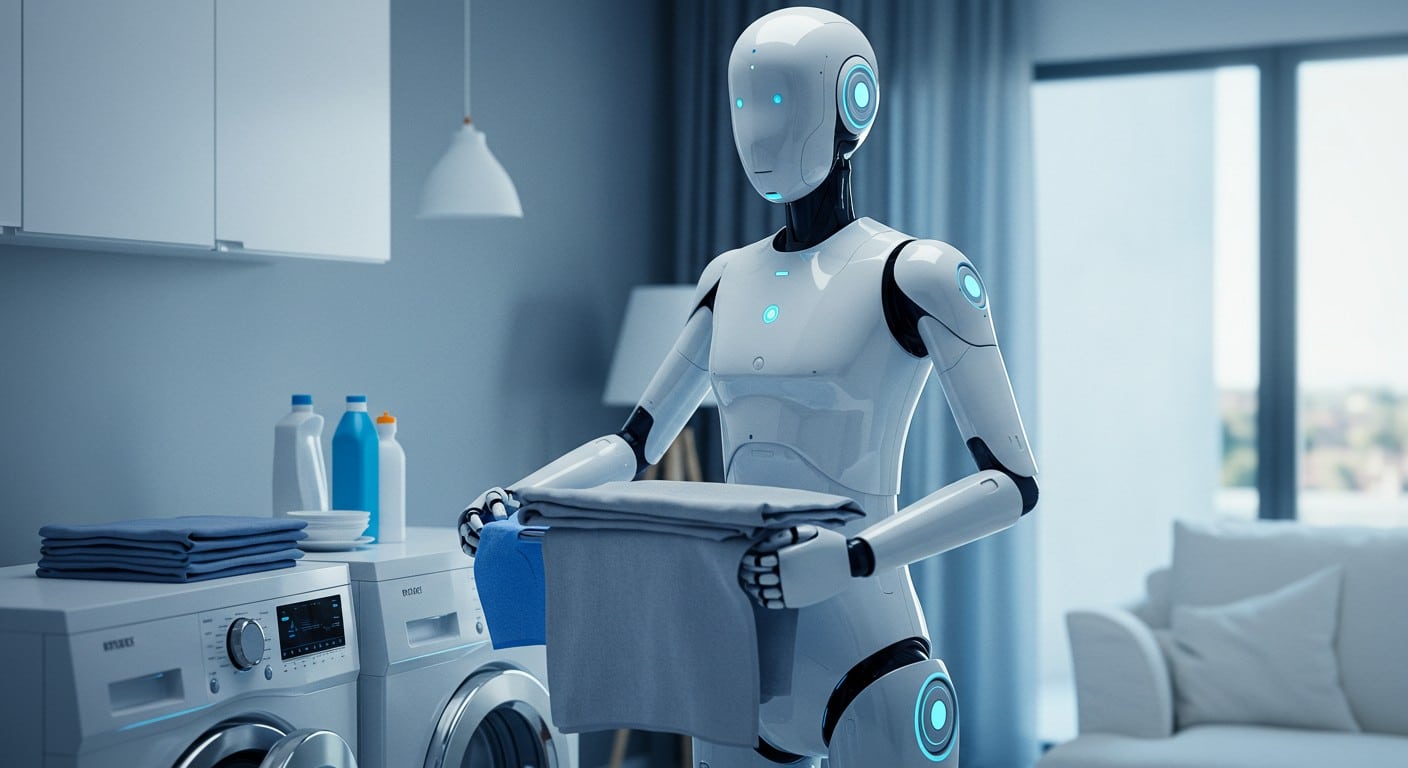 Découvrez Figure 03, le robot majordome qui lave, range et nettoie. Une révolution domestique grâce à l’IA et la robotique !