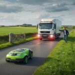 Robot Tondeuse Fugueur Sur Départementale