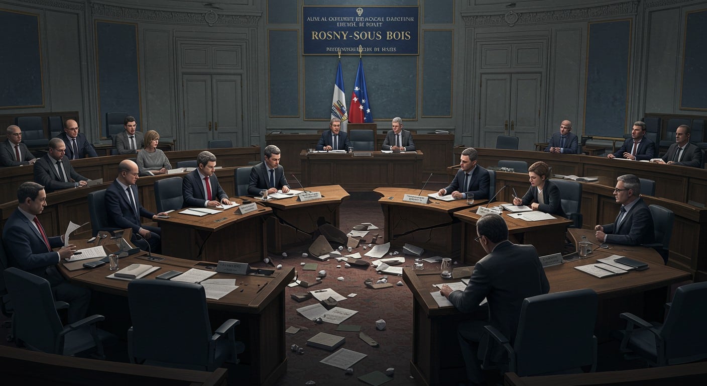 À Rosny-sous-Bois, la majorité explose à l’approche des municipales 2026. Découvrez les tensions, défections et enjeux politiques qui secouent la ville.