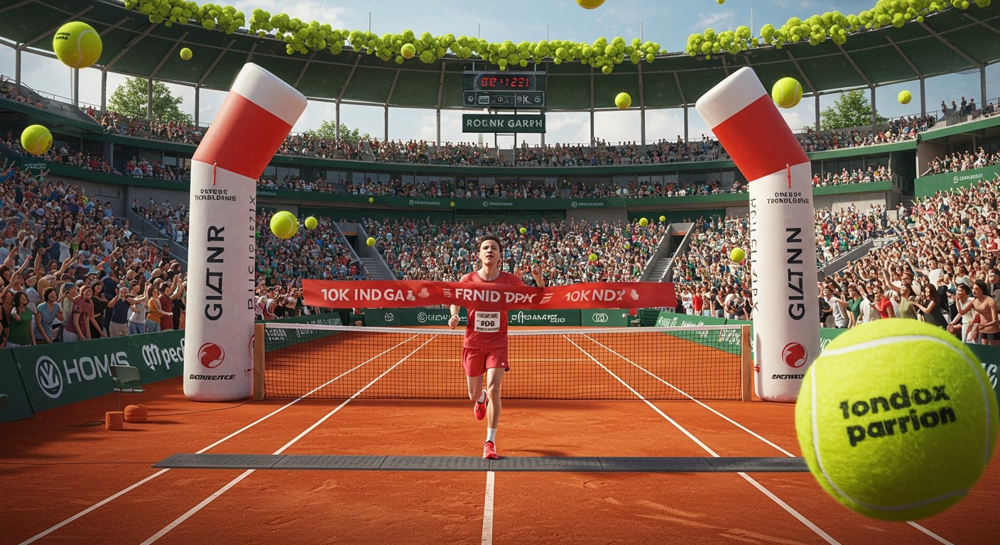 Découvrez les résultats complets du Run Set & Match 2025, un 10 km épique autour de Roland-Garros, avec animations festives et immersion unique !