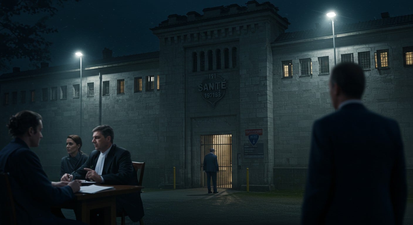 L'ex-président Sarkozy derrière les barreaux de la Santé après sa condamnation. Sa demande de mise en liberté déposée: décryptage des délais et enjeux judiciaires explosifs.