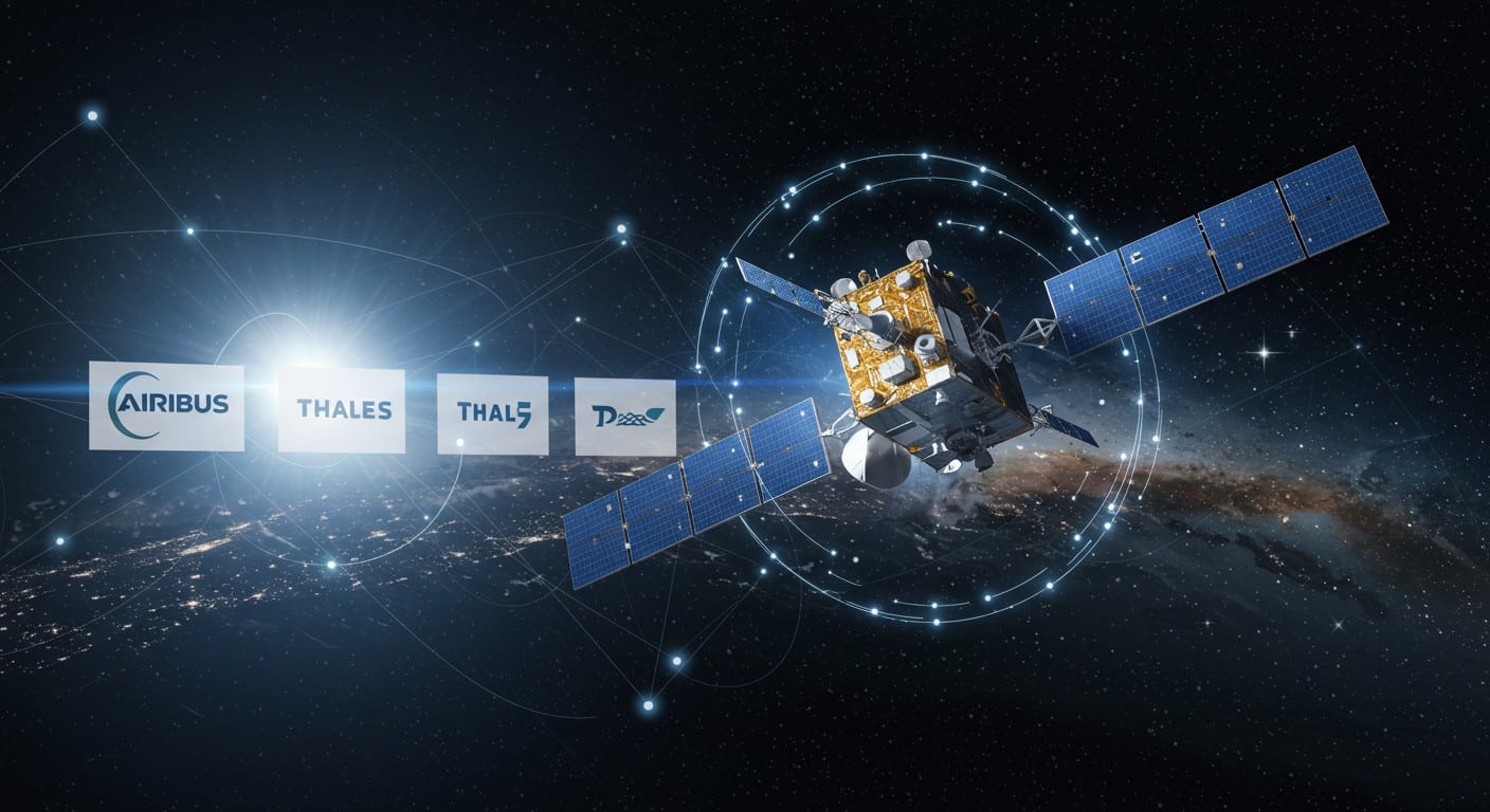 Airbus, Thales et Leonardo unissent leurs forces pour créer un géant européen des satellites et contrer Starlink. Découvrez ce projet ambitieux !
