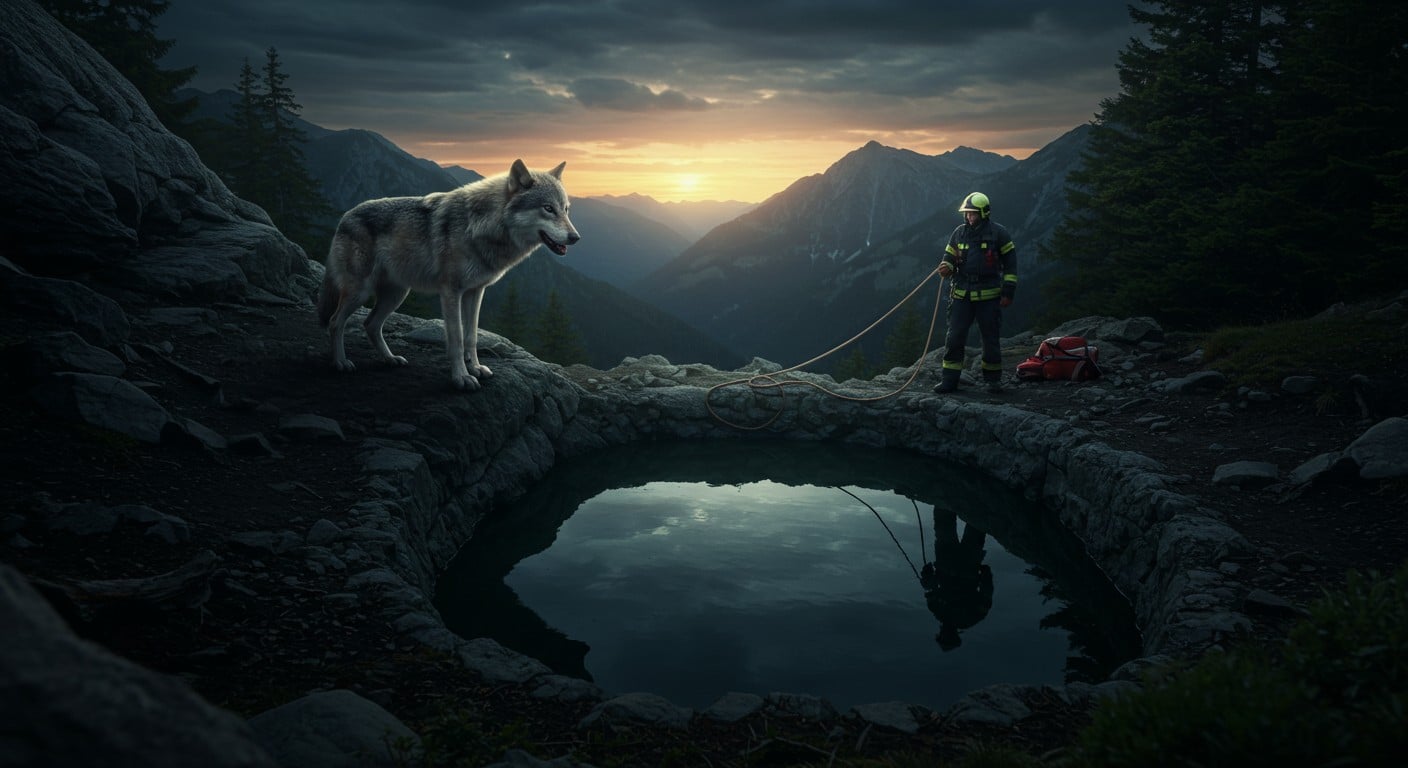 Deux loups secourus dans un bassin des Alpes-Maritimes : l’un survit, l’autre succombe. Découvrez ce sauvetage émouvant et la présence du loup en région.