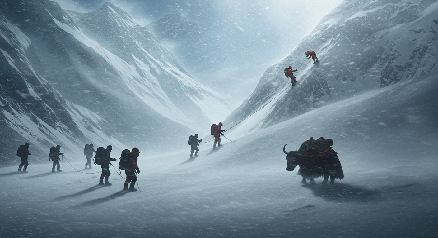880 randonneurs et guides piégés par une tempête de neige sur l’Everest ont été sauvés. Découvrez les détails de cette opération héroïque à 5 000 m d’altitude.