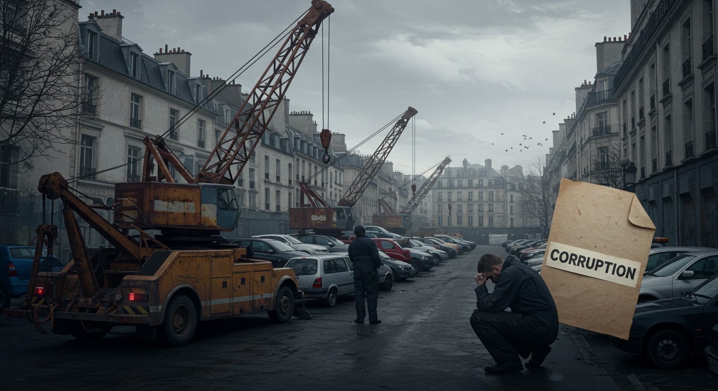 Plongez dans le scandale des fourrières parisiennes : grues défaillantes, conditions de travail indignes et corruption. Une enquête exclusive à lire !