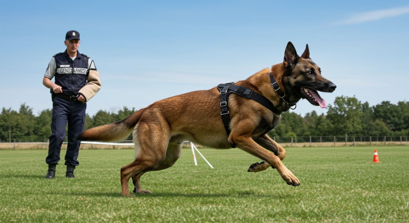 Découvrez les coulisses du dressage des chiens gendarmes : sociabilité, passion du jeu et formation rigoureuse. Plongez dans un univers fascinant !