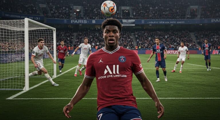 Senny Mayulu Égalise pour PSG Face à Strasbourg