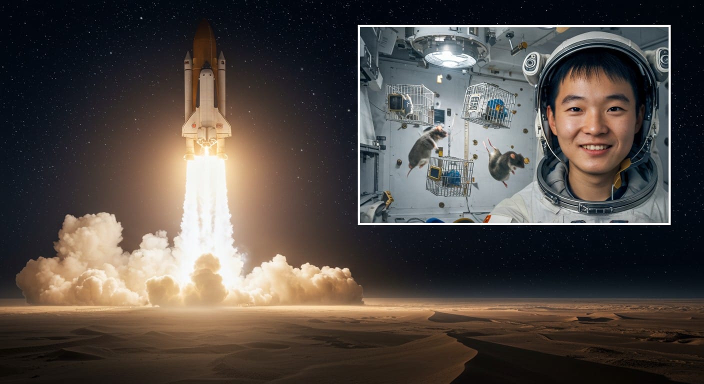 Découvrez les secrets de la mission Shenzhou-21 : un astronaute de 32 ans et quatre souris pour des expériences inédites en orbite. Quels enjeux pour la Chine spatiale ?