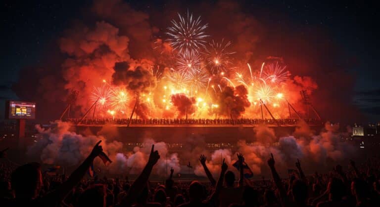 Show Pyrotechnique Racing Club: Feux et Fumigènes