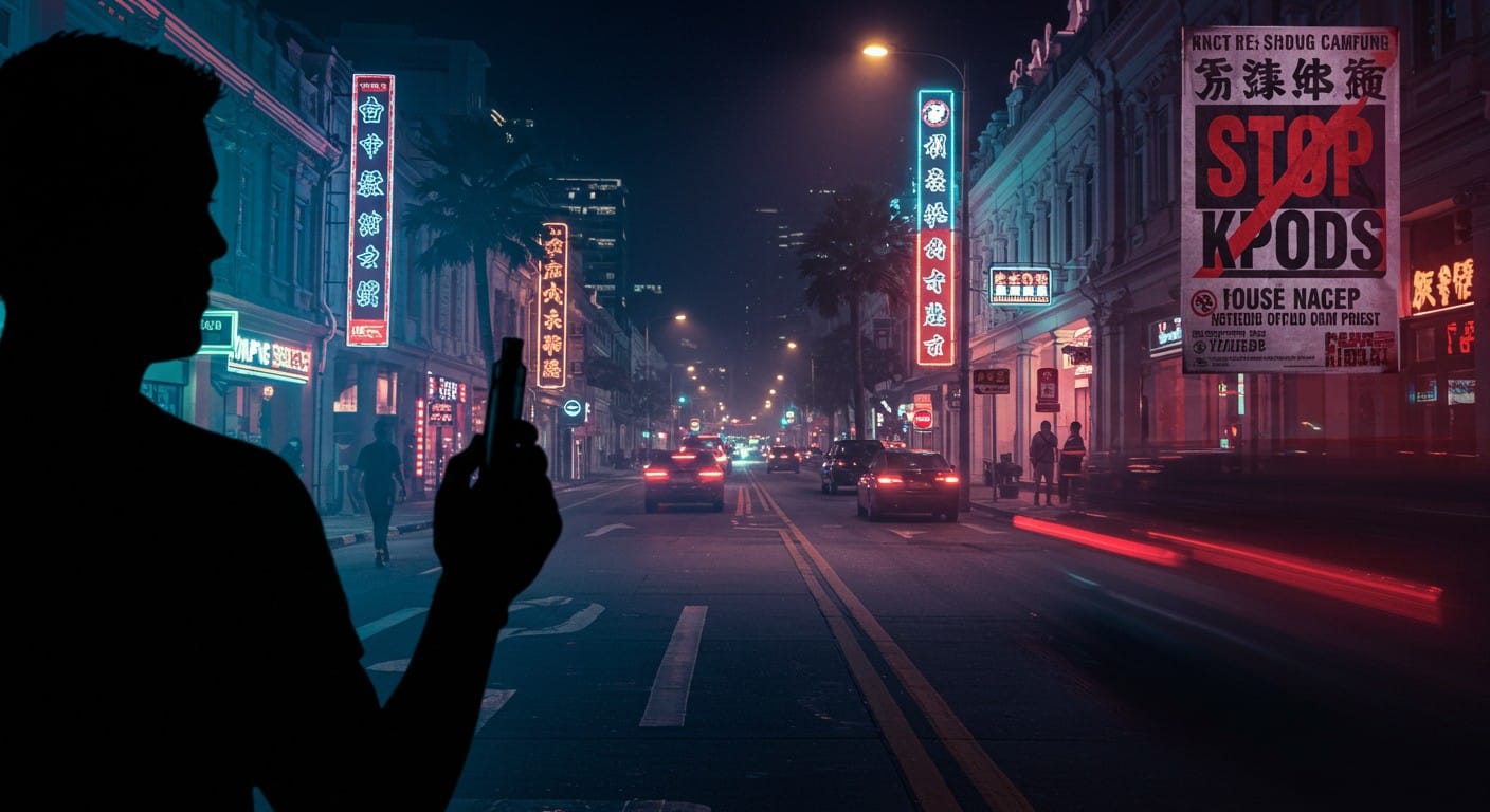 Singapour durcit ses lois contre les vapoteuses à l’étomidate, drogue hypnotique. Découvrez les mesures choc et l’impact d’un fléau qui inquiète.