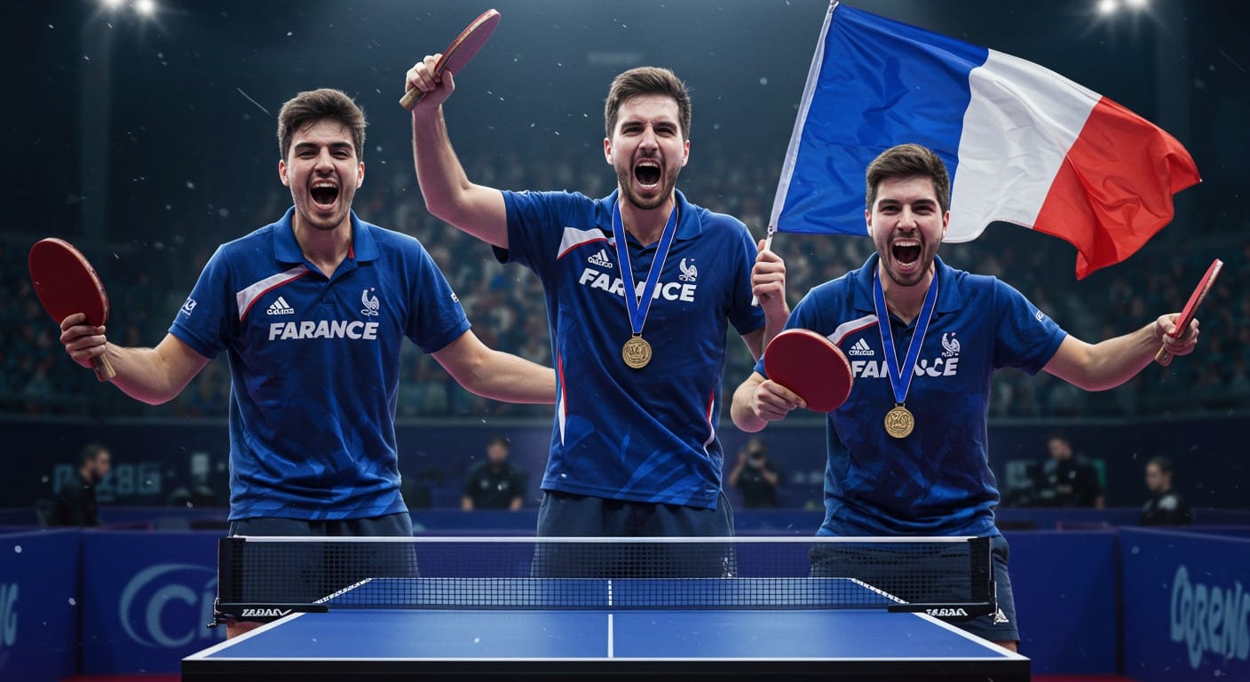 Découvrez comment les frères Lebrun et Simon Gauzy ont dominé la Belgique pour filer en demi-finale des Championnats d’Europe de tennis de table. Une performance éclatante à Zadar !