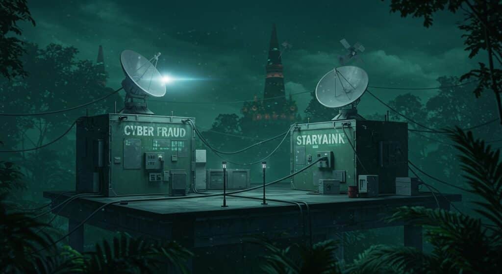 Starlink en Birmanie : Cyberfraude et Contournement d’Internet