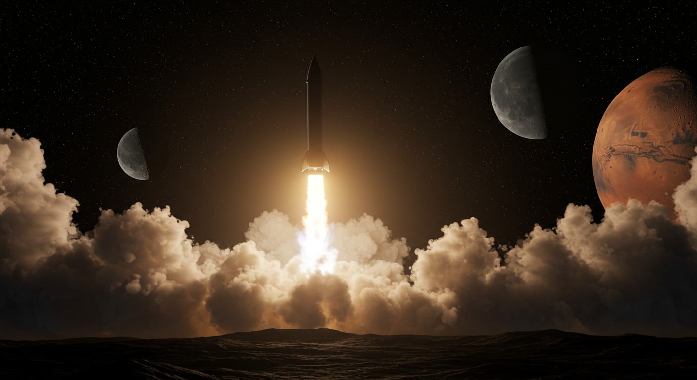 Le vol réussi de Starship par SpaceX marque un pas vers la Lune et Mars, mais les retards inquiètent. Elon Musk reste confiant face à la course spatiale.