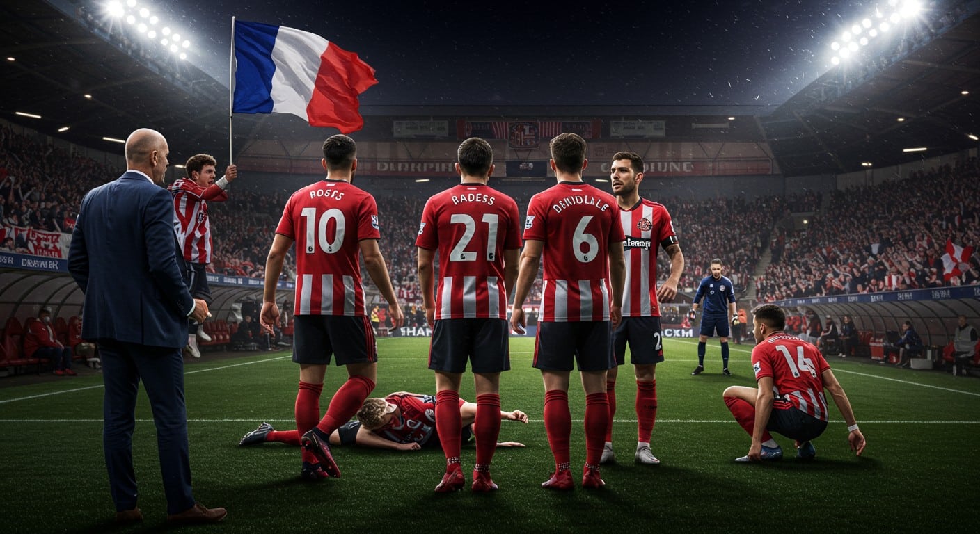 Sunderland, promu surprise, défie les géants de la Premier League avec ses talents français. Découvrez leur incroyable ascension et leur impact !