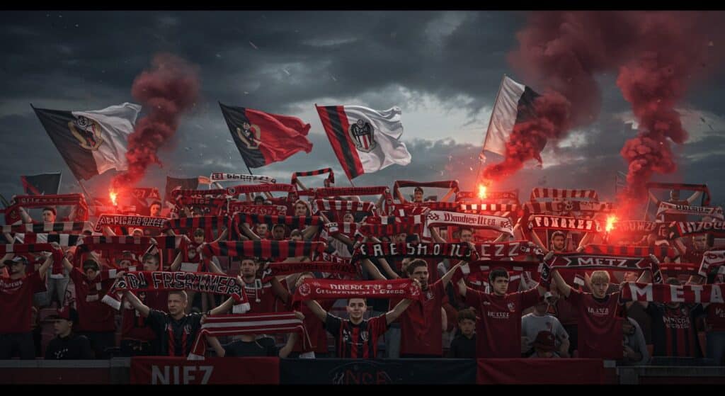 Supporter Nice ou Metz : Joie, Peine et Fidélité