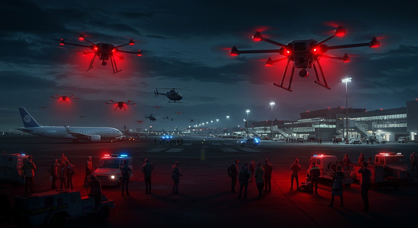 Des drones perturbent l’aéroport de Munich, suspendant le trafic aérien. Découvrez les impacts, les enjeux de sécurité et les mesures prises. Cliquez pour en savoir plus !