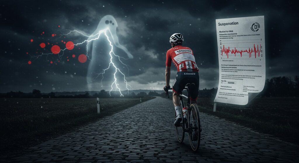 Suspension UCI Oier Lazkano pour Anomalies