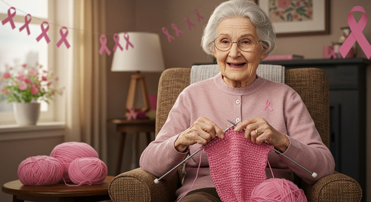 Découvrez l'histoire inspirante de Suzanne, 95 ans, qui tricote des prothèses mammaires en coton pour soutenir les femmes touchées par le cancer du sein lors d'Octobre Rose. Un engagement bénévole émouvant.