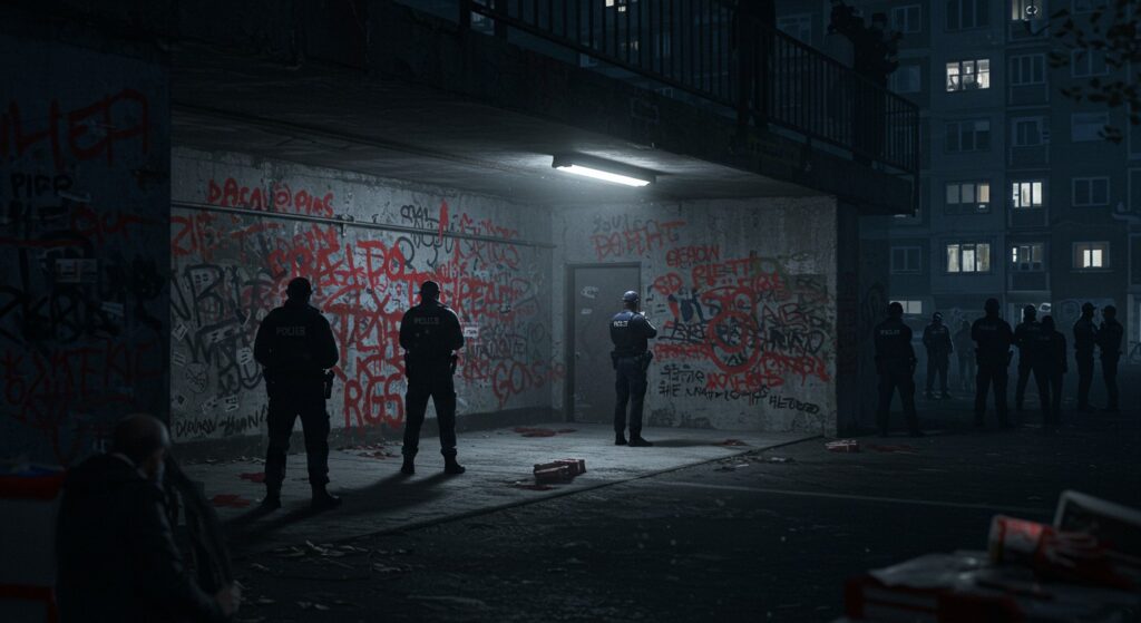 Tags Menacés Policiers Chanteloup-les-Vignes