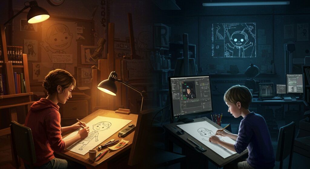 TAT Productions : Série Pil et Cri Contre l’IA