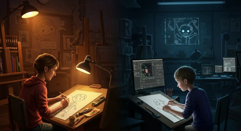 TAT Productions : Série Pil et Cri Contre l’IA