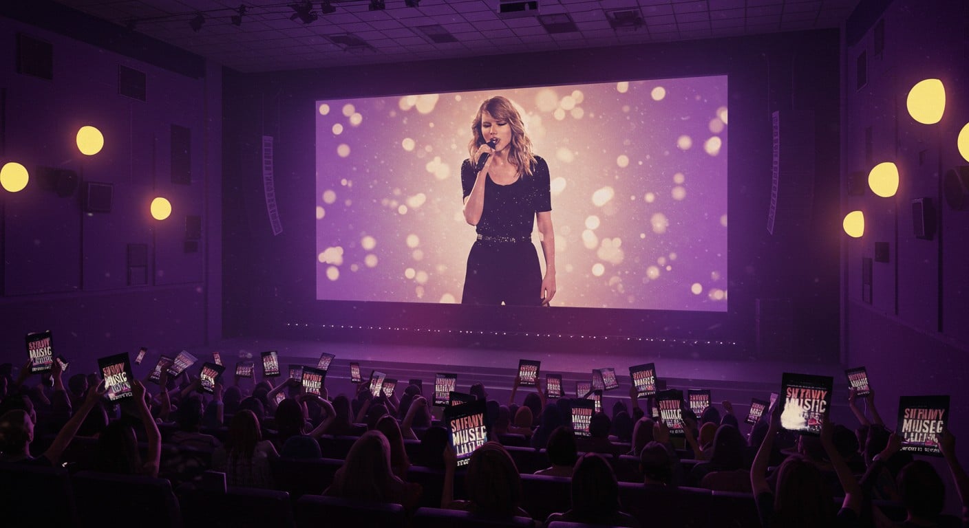 Taylor Swift dévoile son 12e album dans les cinémas du monde entier. Découvrez pourquoi cette sortie unique divise les fans et redéfinit le marketing musical.